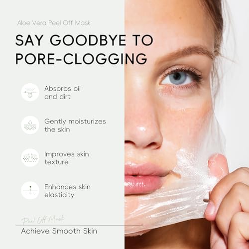 Aloe Vera Peel Off Jelly Face Mask - Hydrating & Exfoliating