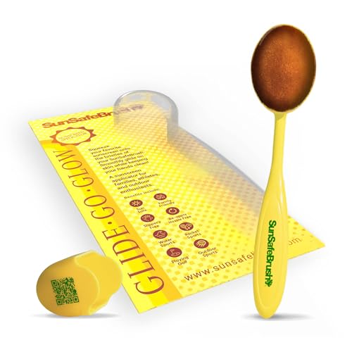 SunSafe Brush Sunscreen Applicator - Easy, Mess-Free UV Protection