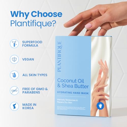 Korean Hand Mask Gloves - Moisturizing 4 Pairs for Dry Skin