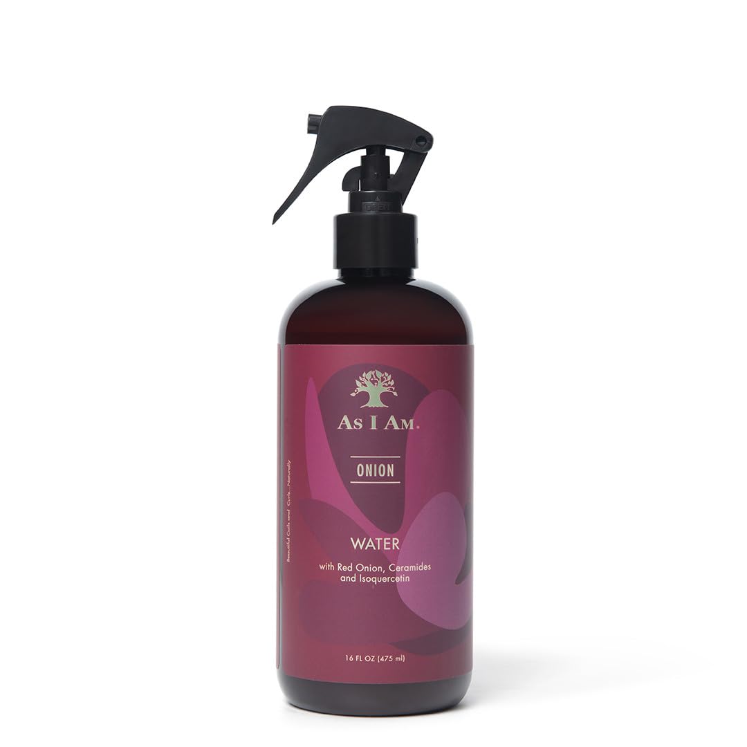 As I Am Onion Water - 16 oz - with Red Onion, Ceramides & Isoquercetin - Helps Support Healthy Hair Growth