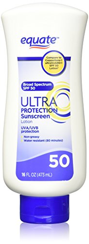 Equate SPF 50 Sunscreen Lotion 16oz - Broad Spectrum Water-Resistant Sunblock