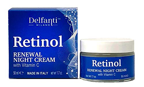 Delfanti Milano Retinol Renewal Night Cream with Vitamin C - 1.7 oz