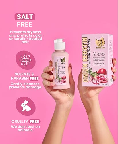 Natural Sant Onion Keratin Duo Set - Anti-Frizz & Smoothing Hair Treatment