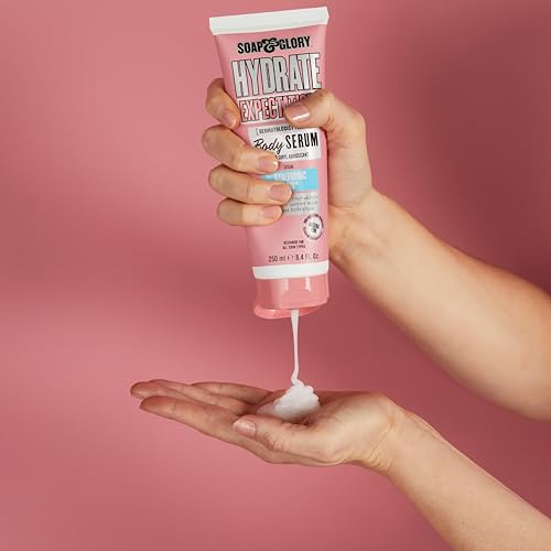 Soap & Glory Hydrate Expectations Body Serum - 8.4 oz, Vegan Hydrating Oil
