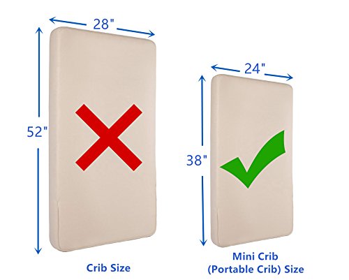 TL Care Fitted Mini Crib Sheets 2 Pack - 100% Cotton, Soft & Breathable, 24x38"