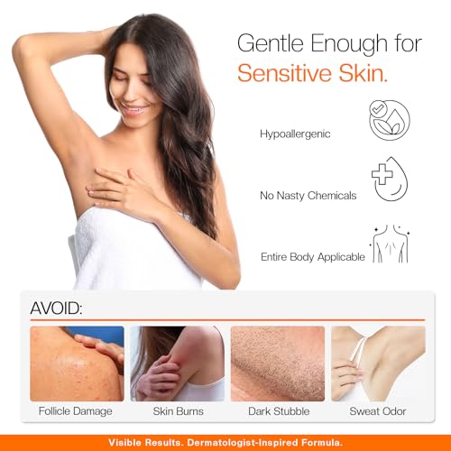 Morovan Painless Hair Removal Cream 4.1oz for Smooth Skin