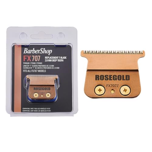 FX707Z DLC Replacement T-Blade for BaBylissPRO FX787 & FX726 - Rose Gold