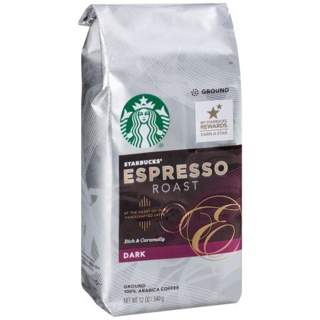 Starbucks Ground Coffee - Dark Roast Italian Blend | 100% Arabica, 18 oz Bag