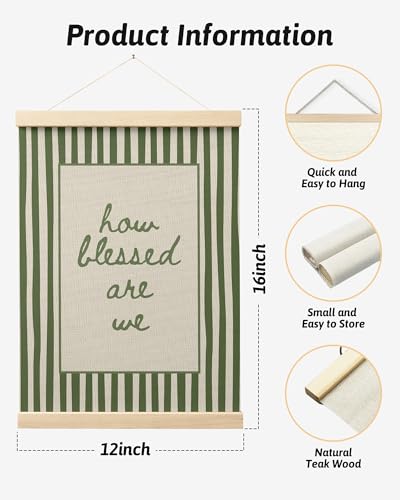 How Blessed Are We Christian Wall Art - 12x16 Framed Canvas