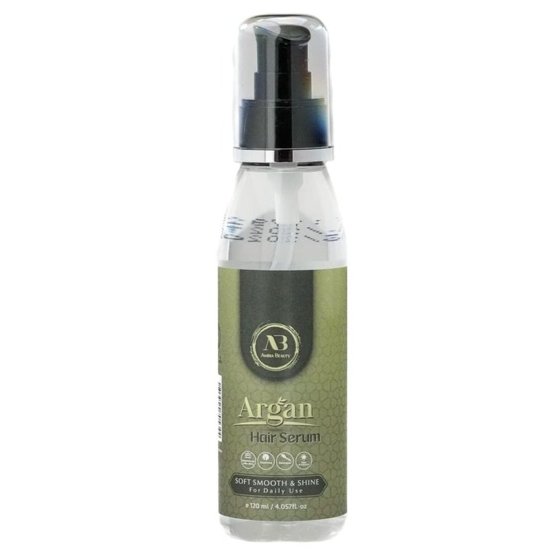 Amira Beauty Hair Repair Serum Argan Oil - Shine, Growth, Frizz Control, Smoothing, Strengthening Heat Protection For All Hair Types 4Fl. oz