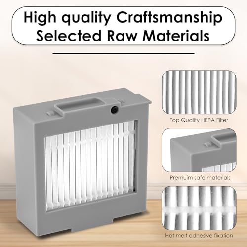 4 Pack HEPA Filters for iRobot Roomba Max 705 & Plus 504 Vac