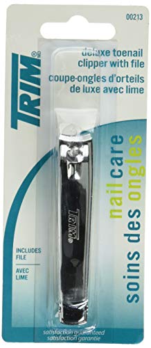 Trim Deluxe Toenail Clipper - Precision Ground Edges, Tough Nail Cutter