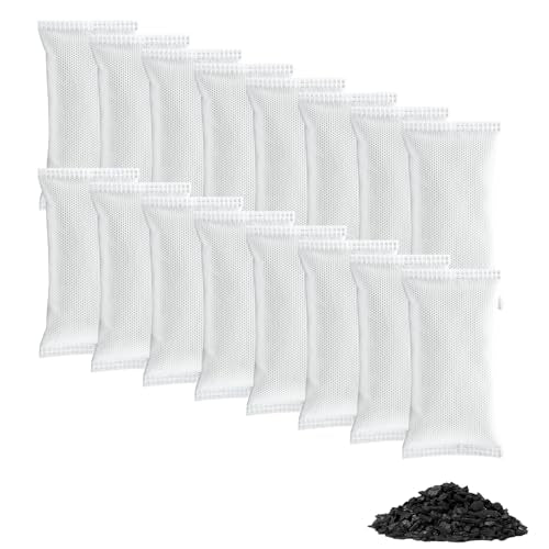 Activated Charcoal Shoe Deodorizer Bags - 16 Pack Odor Eliminators