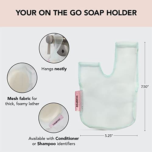 Kitsch Shea Butter Solid Body Wash & Travel Soap Bag Bundle
