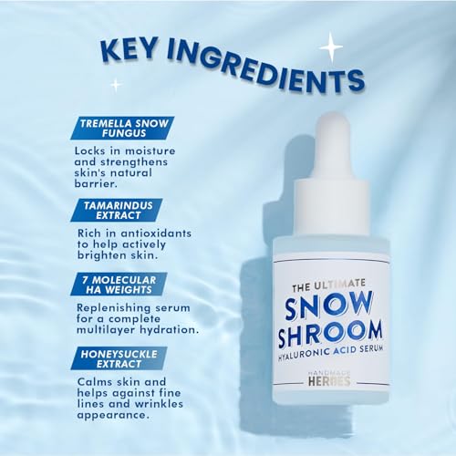 Handmade Heroes Tremella Hyaluronic Acid Serum for Deep Skin Hydration