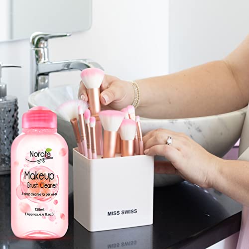 Norate Makeup Brush Cleaner Set - Deep Clean Shampoo & Mat
