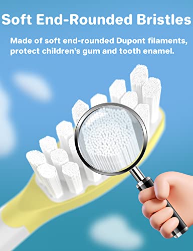 Futulkyus Replacement Brush Heads for Philips Sonicare Kids, Ages 7+, 6 Pack