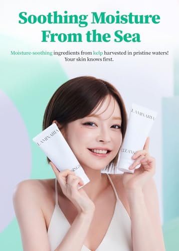 Hydrating Deep Facial Cleanser for Women with Seaweed & Hyaluronic Acid - 4.05 Oz