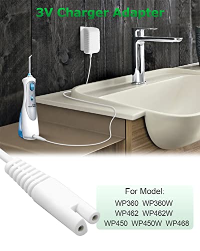 Waterpik Charger Replacement for WP-360 WP462 WP-462W WP-400 WP-440 WP-450 WP-460 WP-463 WP-464 WP-465 WP-468
