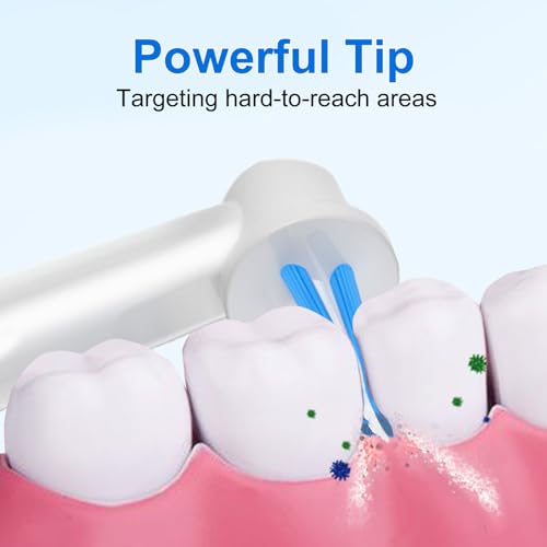 8pcs Interspace & Ortho Care Replacement Brush Heads for Electric Toothbrush