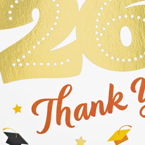 Hallmark Graduation Thank You Cards - Class of 2026, Bulk 40 Pack