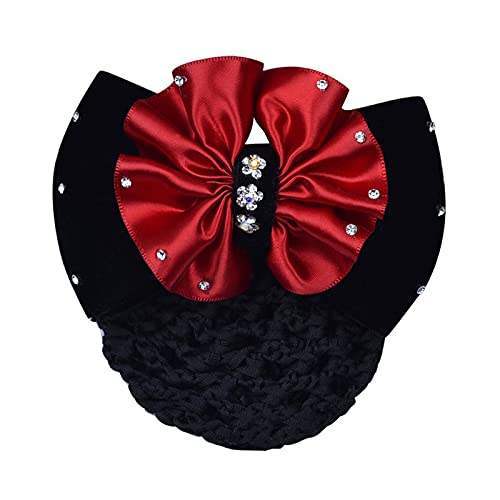 Women Hair Clips with Bows - Set of 4 Elegant Hair Accessories for Formal & Casual Styles