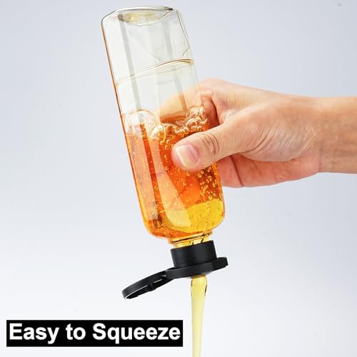 Wowang 4 Pack 7.7oz Travel Squeeze Bottles with Flip Cap - Leak-Proof Toiletry Containers