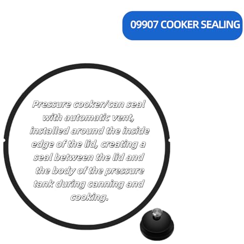 Pressure Canner Sealing Ring 09907 & Overpressure Plug Set - 2 Pack