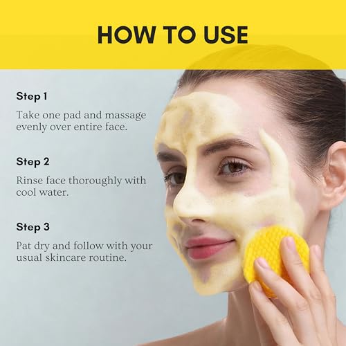 Doppeltree Turmeric & Kojic Acid Cleansing Pads for Brightening