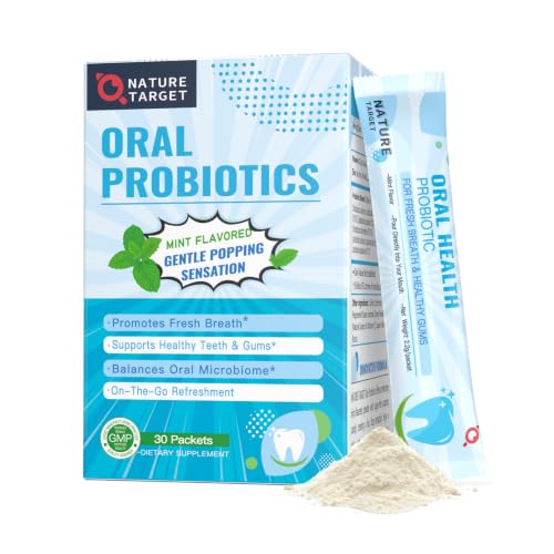 Nature Target Oral Probiotics Powder for Bad Breath - 30 Travel Packets