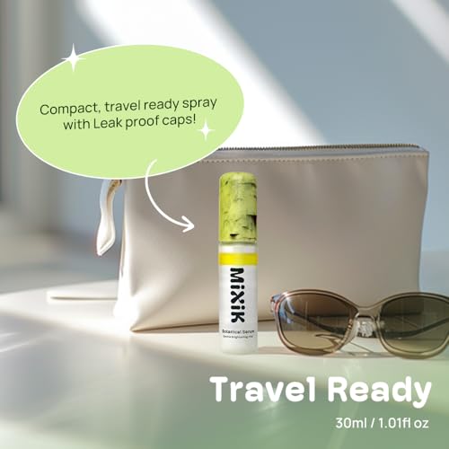 MIXIK Korean Hydrating Serum Spray Face Mist - Travel Size 1 fl oz (30ml), Vegan, Fragrance-Free