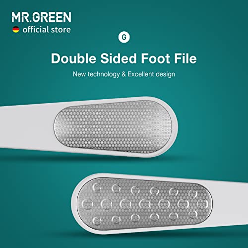 MR.GREEN Professional Double-Sided Foot File for Callus and Dead Skin