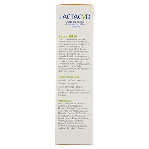 Lactacyd Fresh Intimate Cleaner 300ml - Triple Action Formula