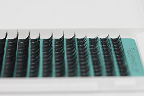 Bodermincer 192 Cluster D Curl Eyelashes - Mixed Length 12-14-16-18mm Pack