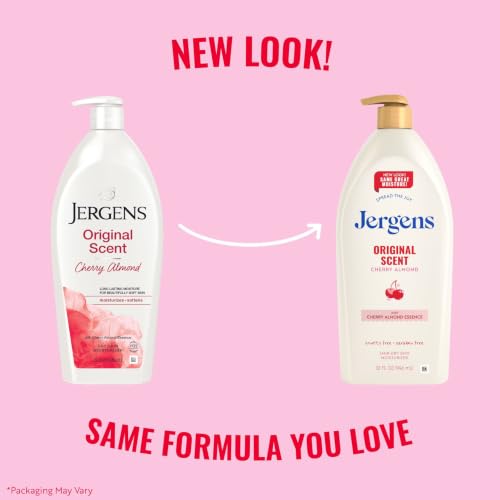 Jergens Cherry Almond Hand & Body Lotion - 32 fl oz Moisturizer