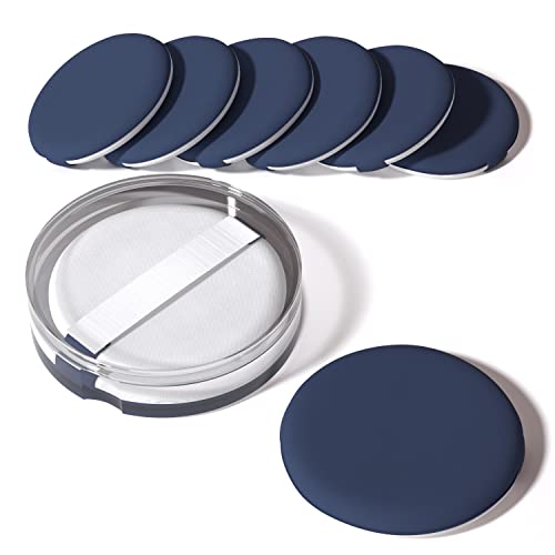 MOHOPE 8Pcs Latex-Free Makeup Sponges with Portable Box for Foundation & Powder
