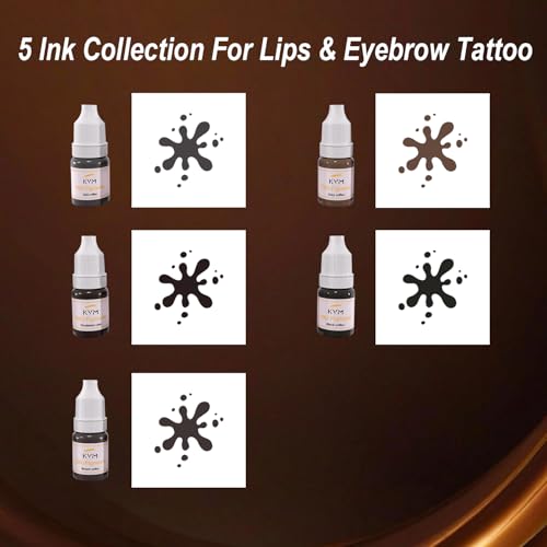 KVM Semi-Permanent Eyebrow Makeup Pigment Tattoo Ink - Pigment 1
