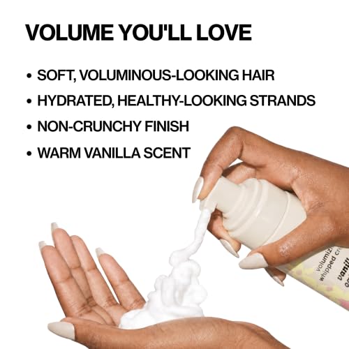 Pacifica Vanilla Oat Milk Hair Mousse - Light Hold, Hydrating & Vegan 5oz