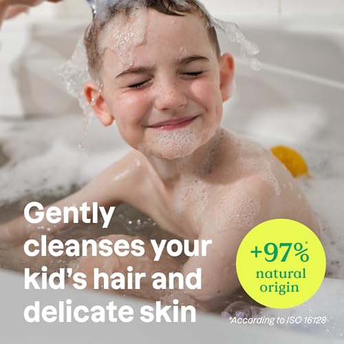 ATTITUDE Kids Shampoo & Body Wash - Vegan, EWG Verified, Pear & Vanilla, 16 Fl Oz