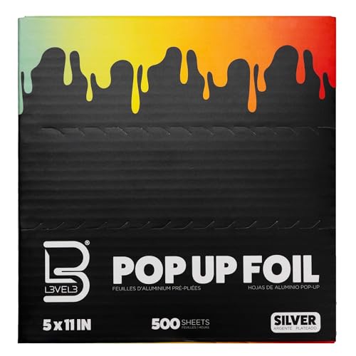 Level 3 Pop-Up Hair Coloring Foil Sheets - 5" x 10.75" - 500 Count
