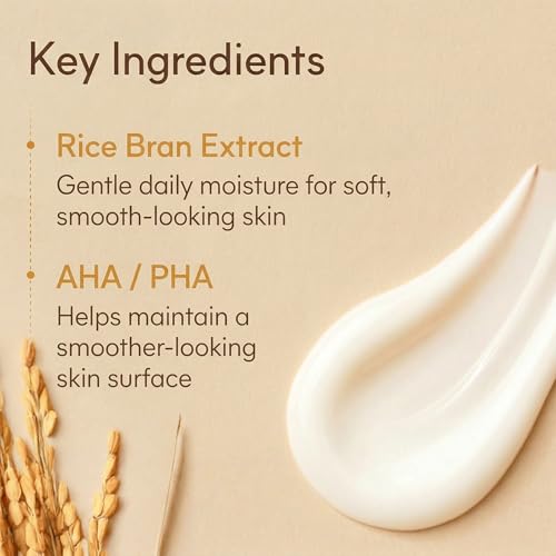 LICORNE Vegan Rice Facial Cream with AHA & PHA – Lightweight Korean