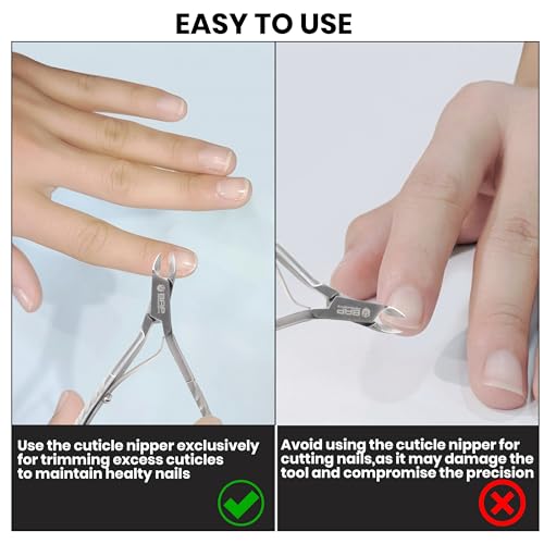 Professional Stainless Steel Cuticle Nipper – Precision Nail Care Tool