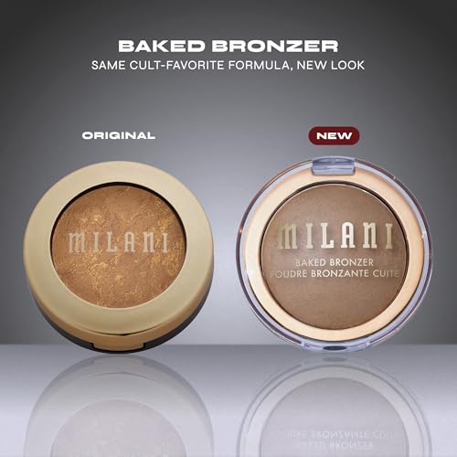 Milani Baked Bronzer Powder - Tuscan Tan for Natural Sun-Kissed Glow
