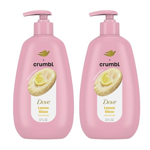 Dove x Crumbl Lemon Glaze Moisturizing Liquid Hand Wash, 2-Pack 12 oz