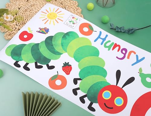 Hungry Caterpillar First Birthday Decorations Kit - Wall Decal & Balloon Arch
