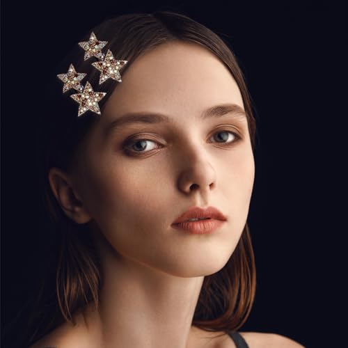 16 Pack Star Snap Hair Clips for Girls Women Y2K Non-slip Hair Accessories