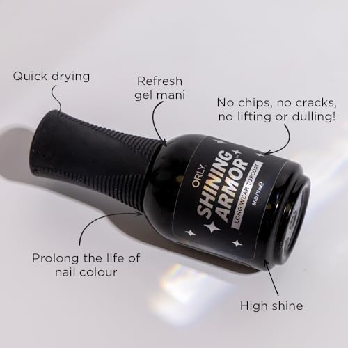 Orly Shining Armor Fast Dry Top Coat - Longwear Nail Polish Protector