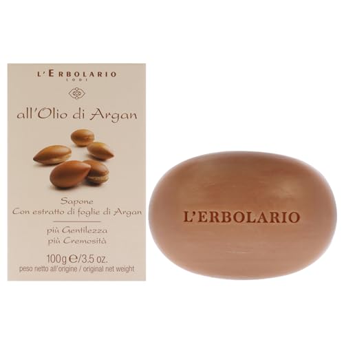 Argan Oil Bar Soap for Sensitive Skin – Natural Moisturizing Cleansing Bar 3.5 Oz