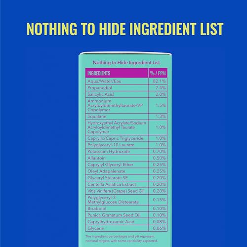 Good Molecules Acne Gel Cream with 2% Salicylic Acid – Lightweight, Vegan Treatment for Blemishes & Blackheads (30ml)