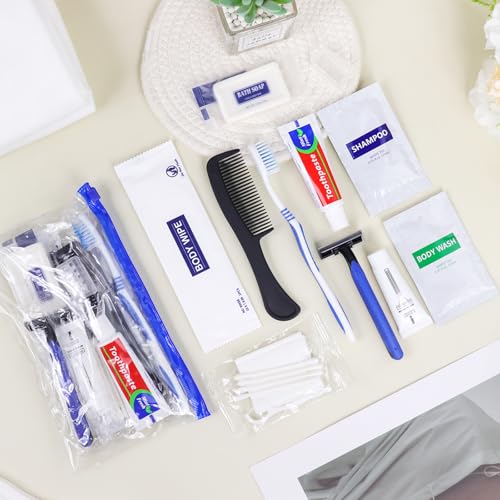 Basic Toiletry Kits - Individually Packed Personal Hygiene Care Package (5 Pack)